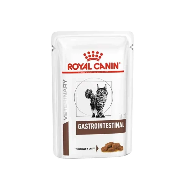 غذای پوچ گربه رویال کنین مدل gastrointestinal غذای پوچ گربه رویال کنین مدل Gastrointestinal مخصوص سلامت دستگاه گوارش | پت گوگولی