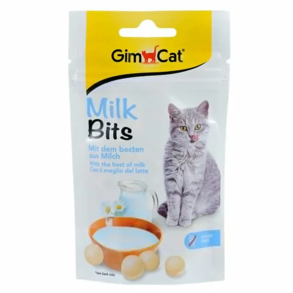 تشویقی گربه جیم کت مدل Milk Bits طعم شیر وزن ۴۰ گرم تشویقی گربه جیم کت مدل Milk Bits طعم شیر وزن ۴۰ گرم