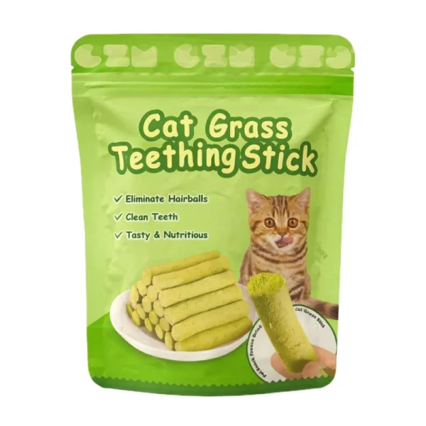 تشویقی گربه سی زد ام مدل Cat Grass Teething Stick