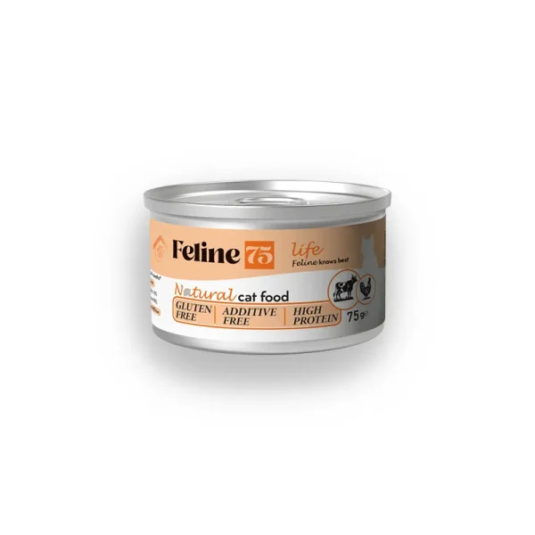 گوشت طبیعی مرغ و گوساله کنسرو گوشت طبیعی مرغ و گوساله فیلاین