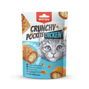 تشویقی گربه ونپی مدل Crunchy Pockets Chicken
