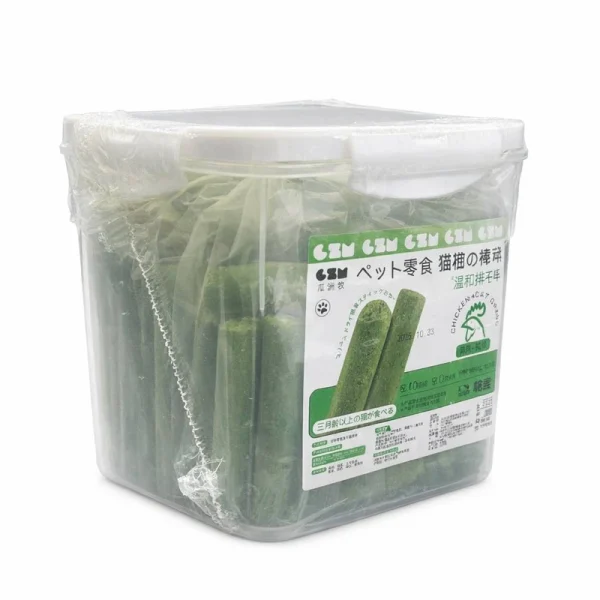 تشویقی گربه سی زد ام مدل cat grass stick طعم مرغ وزن 480 گرم - تصویر 2